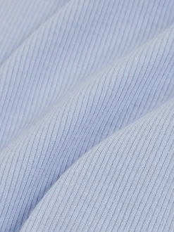Reiss Blue Violet 3-9 yrs Stretch-Cotton Ribbed Vest