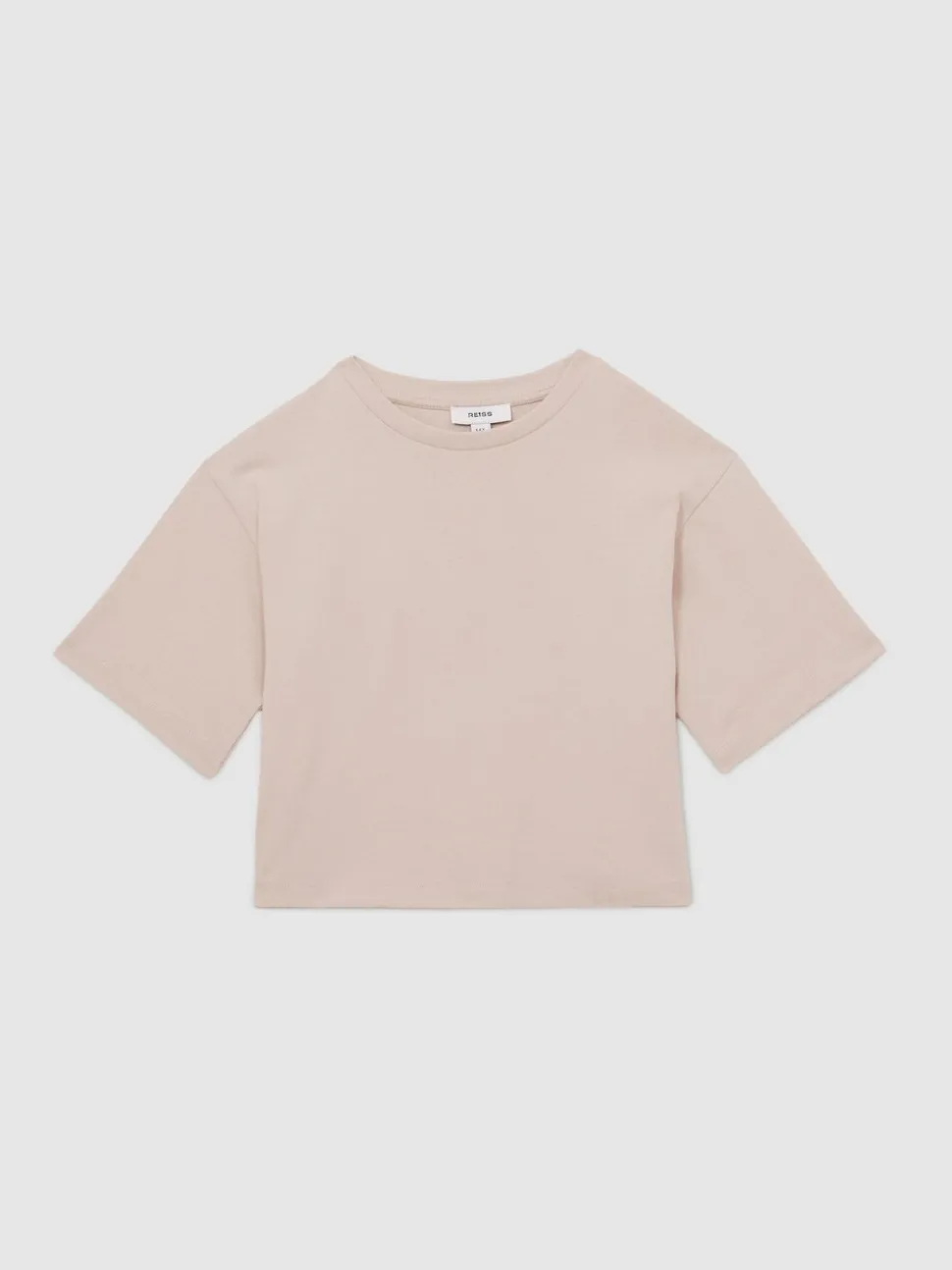 Reiss Blush Cassy 4-9 yrs Oversized Cotton Crew-Neck T-Shirt