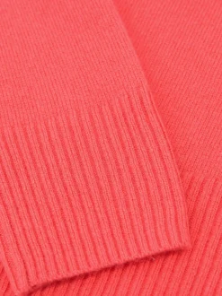 Reiss Coral Anya Wool-Blend Open-Stitch Jumper with Cashmere