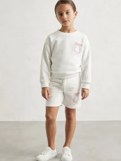 Reiss Ecru Candy 13-14 yrs Pony Club Sweatshirt and Shorts Set