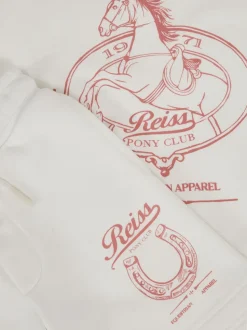 Reiss Ecru Candy 13-14 yrs Pony Club Sweatshirt and Shorts Set