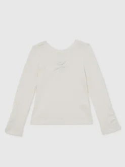 Reiss Ecru Tabi 9-13 yrs Reiss | Royal Ballet Ruched Rib Top