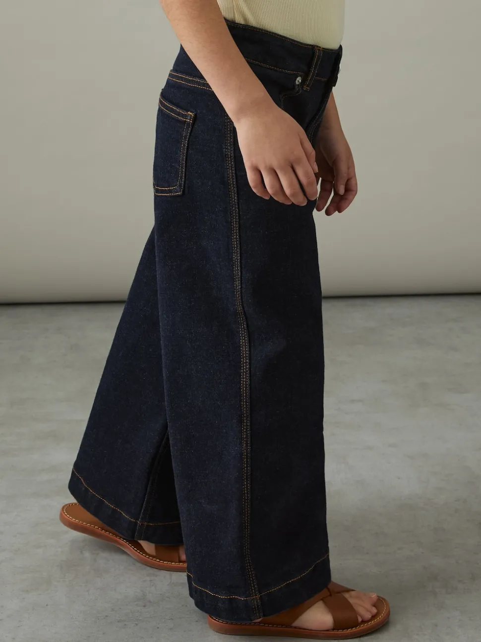 Reiss Indigo Myrtle 4-9 yrs Wide-Leg Jeans