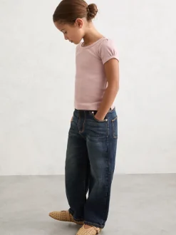 Reiss Indigo Scarlett 9-13 yrs Wide-Leg Jeans
