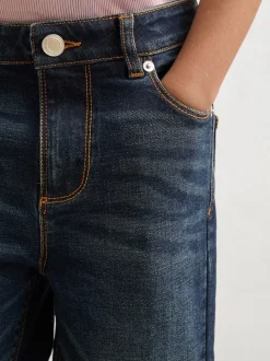 Reiss Indigo Scarlett 3-9 yrs Wide-Leg Jeans