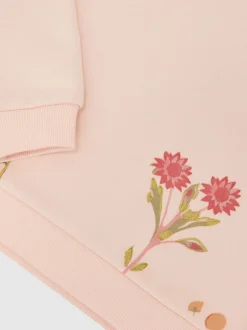 Reiss Ivory Amelia 9-13 yrs Cotton-Blend Floral Sweatshirt