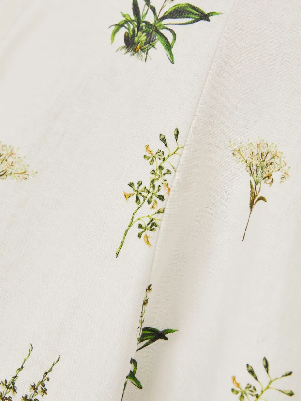 Reiss Ivory Elise 9-13 yrs Reiss | NYBG Linen Floral Flared Dress