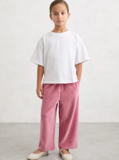 Reiss Mauve Charlie 3-9 yrs Corduroy Drawstring Trousers