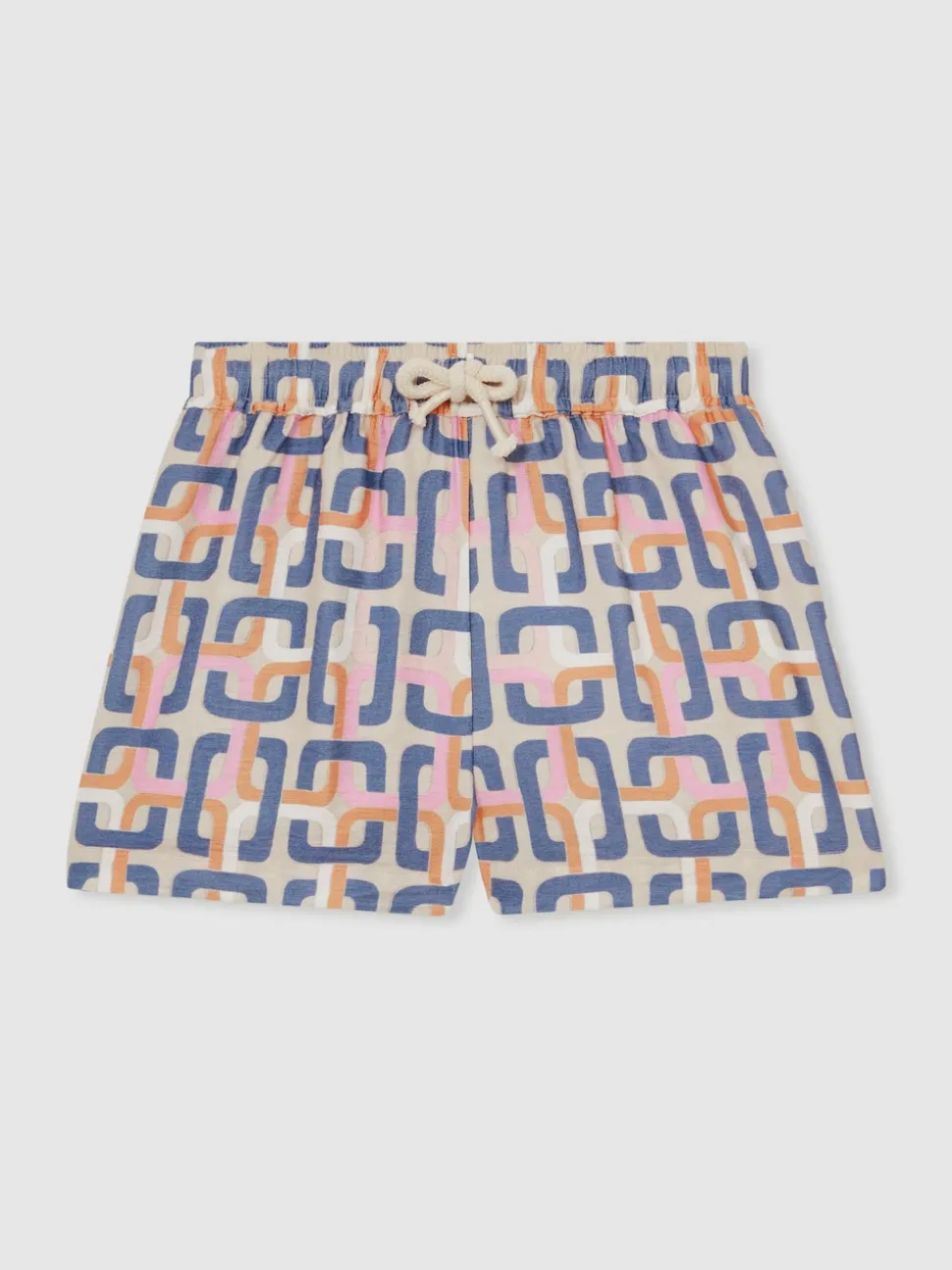 Reiss Multi Eva 9-13 yrs Geometric Chain Print Shorts