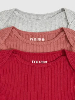 Reiss Multi Lau 3 Pack Long-Sleeve Bodysuits Set