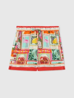Reiss Multi Marissa 4-9 yrs SmileyWorld | Reiss Motif-Print Shorts