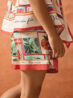 Reiss Multi Marissa 4-9 yrs SmileyWorld | Reiss Motif-Print Shorts