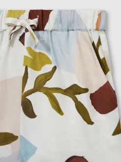 Reiss Multi Tommi 4-9 yrs Printed Drawstring-Waist Shorts
