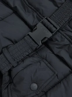 Reiss Navy Alys 13-14 yrs Longline Hooded Puffer Coat