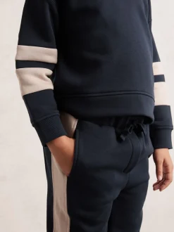 Reiss Navy Cara 3-9 yrs Cotton-Blend Joggers and Hoodie Set