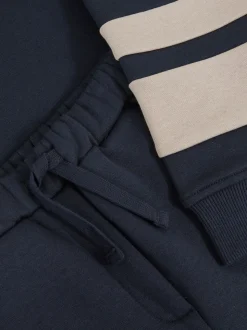 Reiss Navy Cara 3-9 yrs Cotton-Blend Joggers and Hoodie Set
