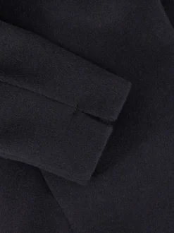 Reiss Navy Kia 3-9 yrs Wool-Blend Funnel-Neck Coat