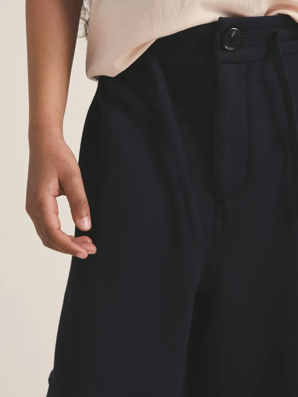 Reiss Navy Lenny 4-9 yrs Reiss | Les 100 Ciels Wide-Leg Joggers