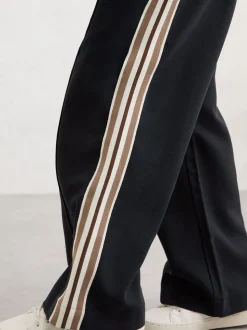 Reiss Navy Robyn 3-9 yrs Cotton Blend Side Stripe Trousers