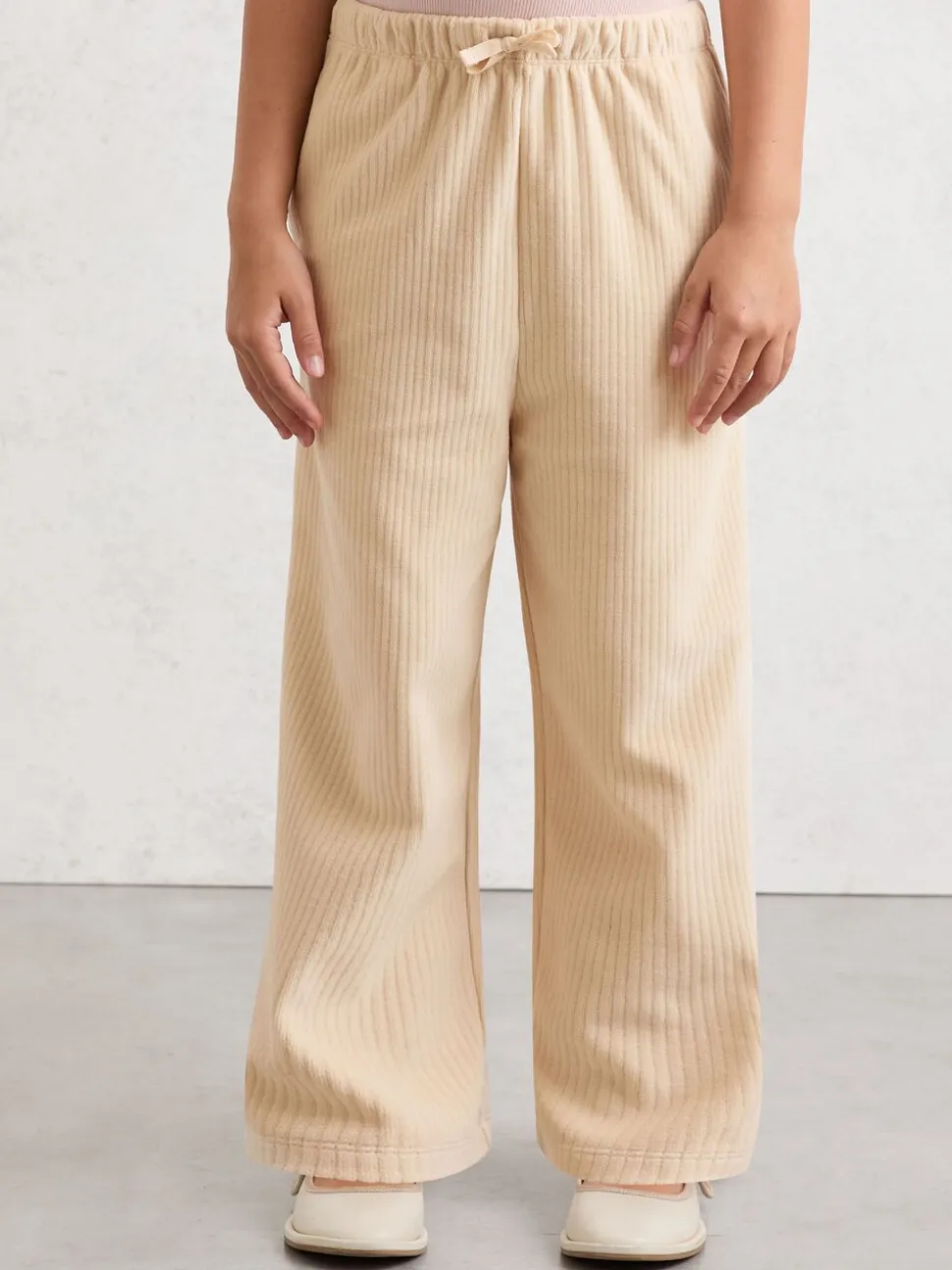 Reiss Neutral Charlie 3-9 yrs Corduroy Drawstring Trousers