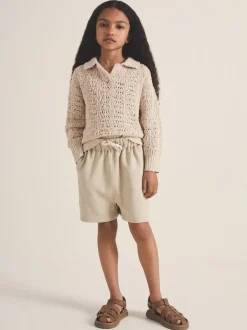 Reiss Neutral Hunter 9-13 yrs Reiss | 100 Ciels Bouclé Jumper
