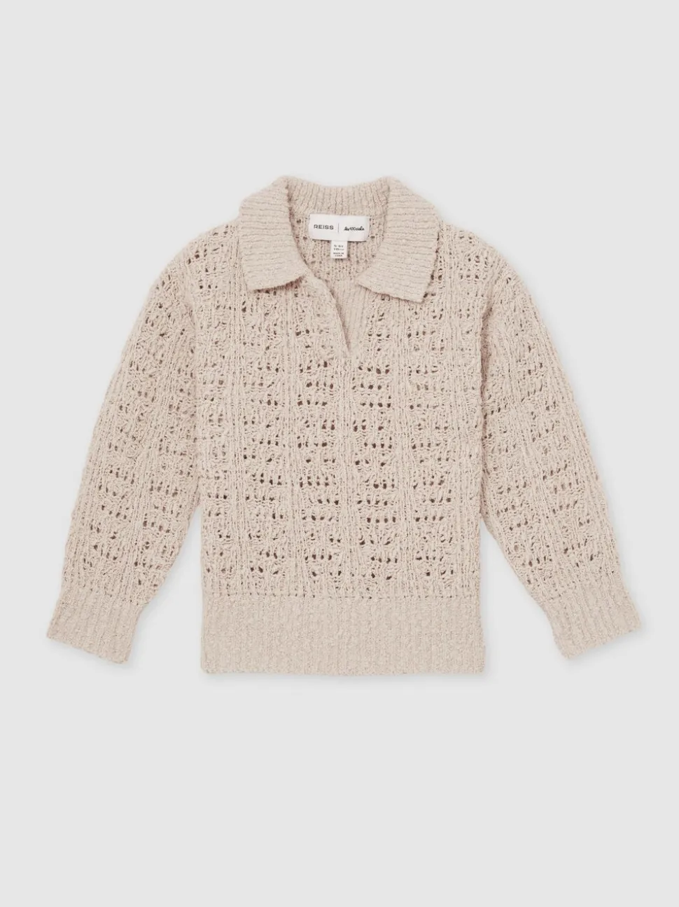 Reiss Neutral Hunter 9-13 yrs Reiss | 100 Ciels Bouclé Jumper