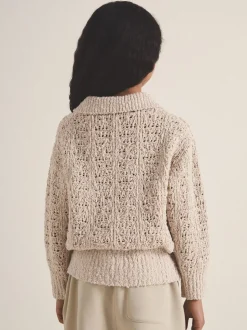 Reiss Neutral Hunter 9-13 yrs Reiss | 100 Ciels Bouclé Jumper