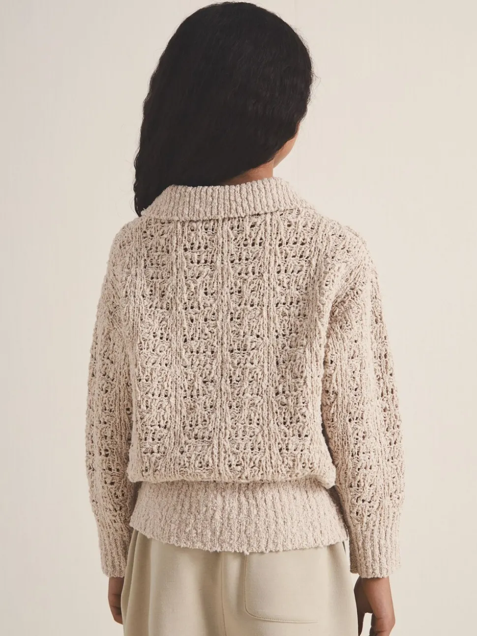 Reiss Neutral Hunter 9-13 yrs Reiss | 100 Ciels Bouclé Jumper