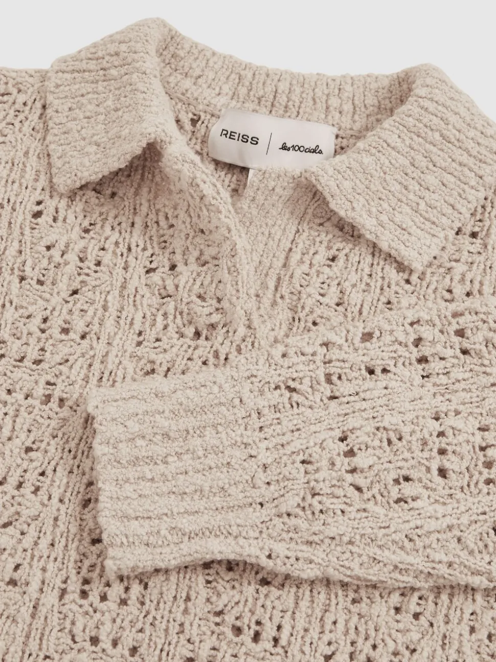 Reiss Neutral Hunter 9-13 yrs Reiss | 100 Ciels Bouclé Jumper