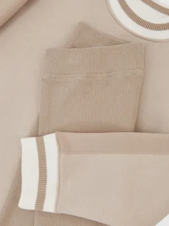Reiss Neutral Jannie 13-14 yrs Oversize Sweatshirt and Leggings Set