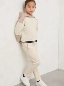 Reiss Neutral Pia 13-14 yrs Cotton-Blend Hoodie and Joggers Set