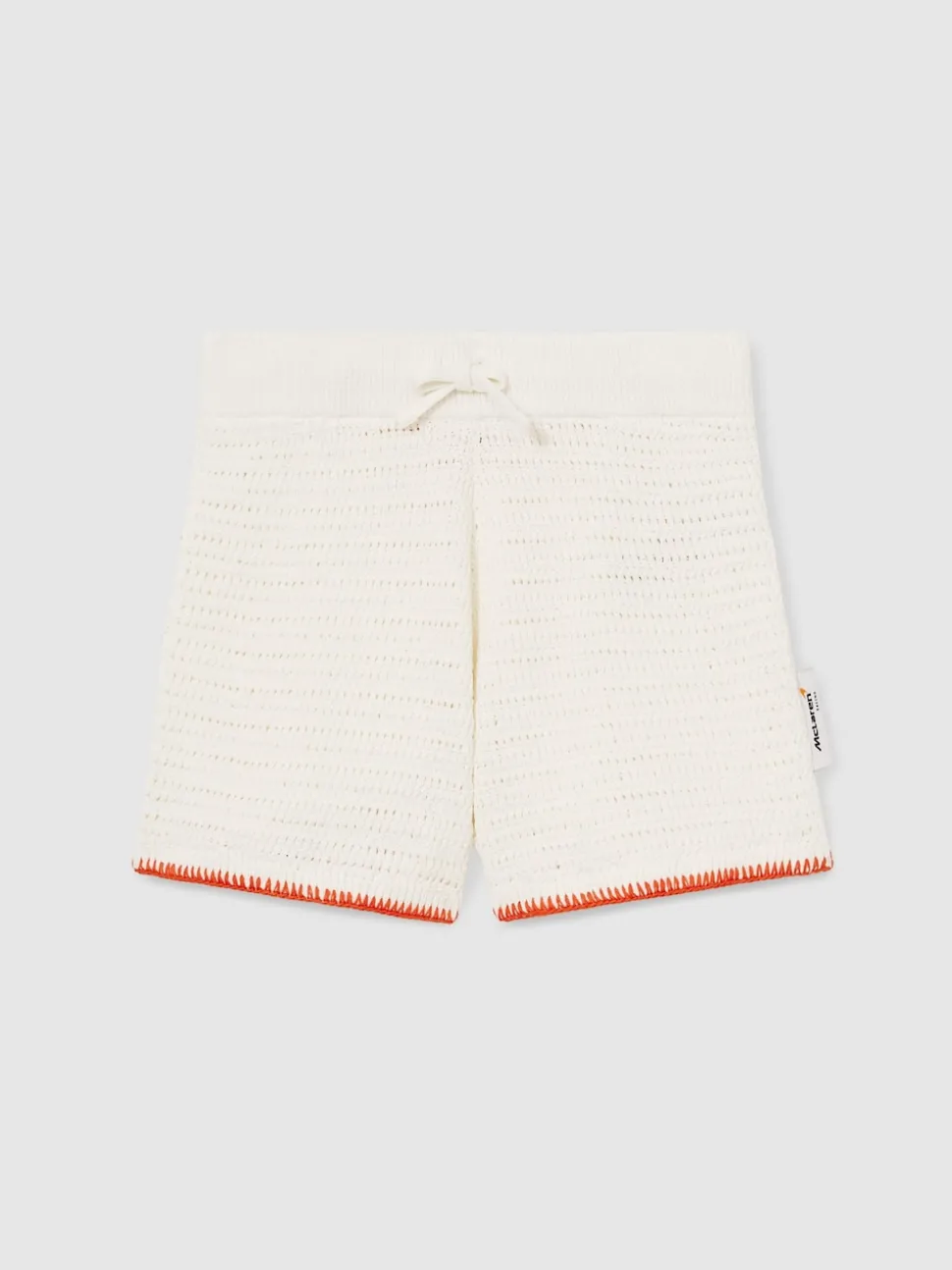 Reiss Off White/Orange Bethany 9-13 yrs McLaren F1 Team Crochet Shorts