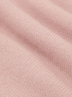 Reiss Pink Bronte 9-13 yrs Wool-Cashmere Roll-Neck Jumper