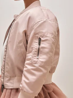 Reiss Pink Finn 9-13 yrs Royal Ballet Bomber Jacket