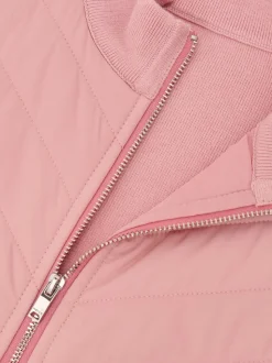 Reiss Pink Hansel 13-14 yrs Hybrid Quilted Knit Jacket