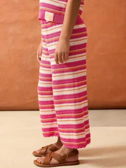 Reiss Pink Harley 13-14 yrs SmileyWorld | Reiss Stripe Knit Trousers