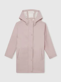 Reiss Pink Macey 3-9 yrs Hooded Rain Jacket