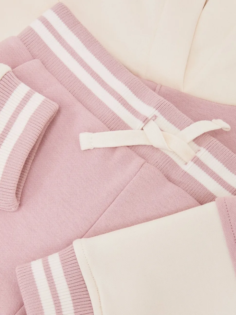 Reiss Pink Patty 3-9 yrs Cotton-Blend Hoodie and Shorts Set