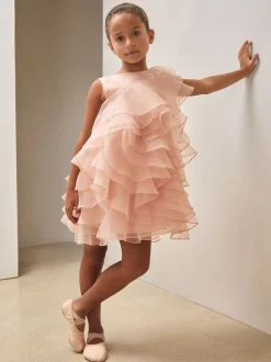 Reiss Pink Pirouette 3-9 yrs Reiss | Royal Ballet Organza Dress
