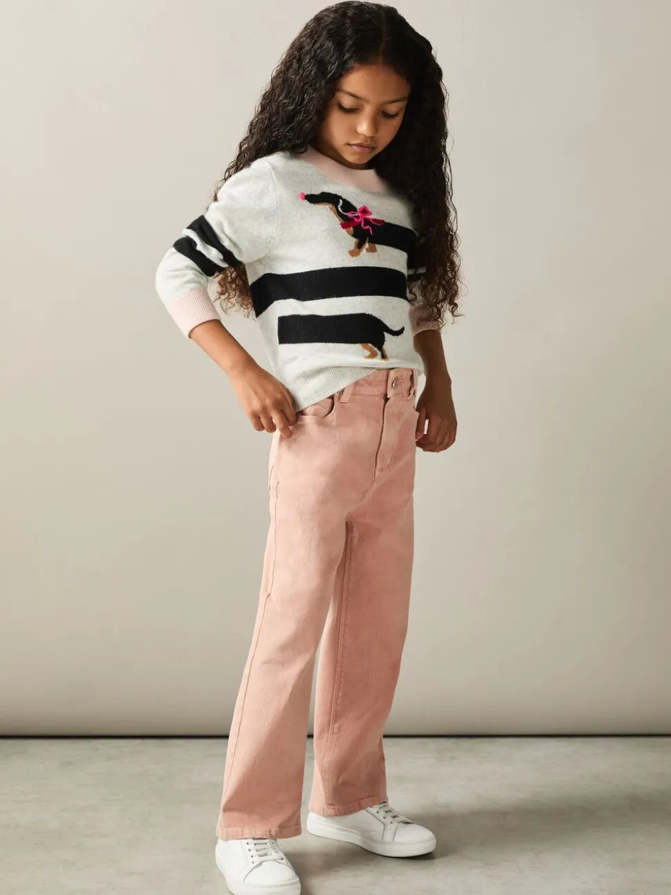 Reiss Pink Sky 13-14 yrs Wide-Leg Jeans