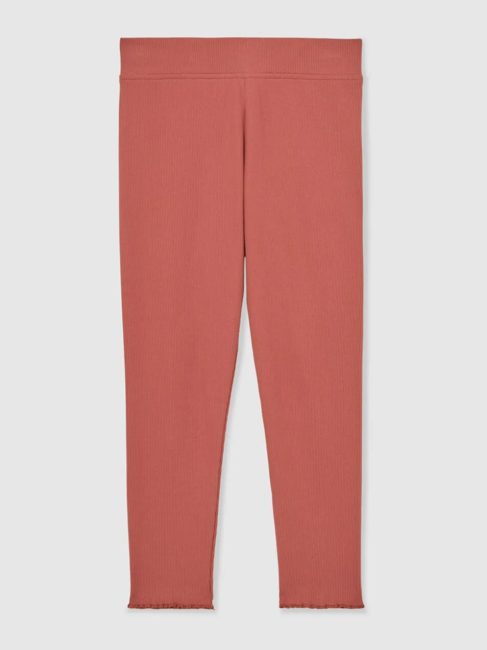 Reiss Rose Brittany 9-13 yrs Stretch-Cotton Lettuce-Trim Leggings