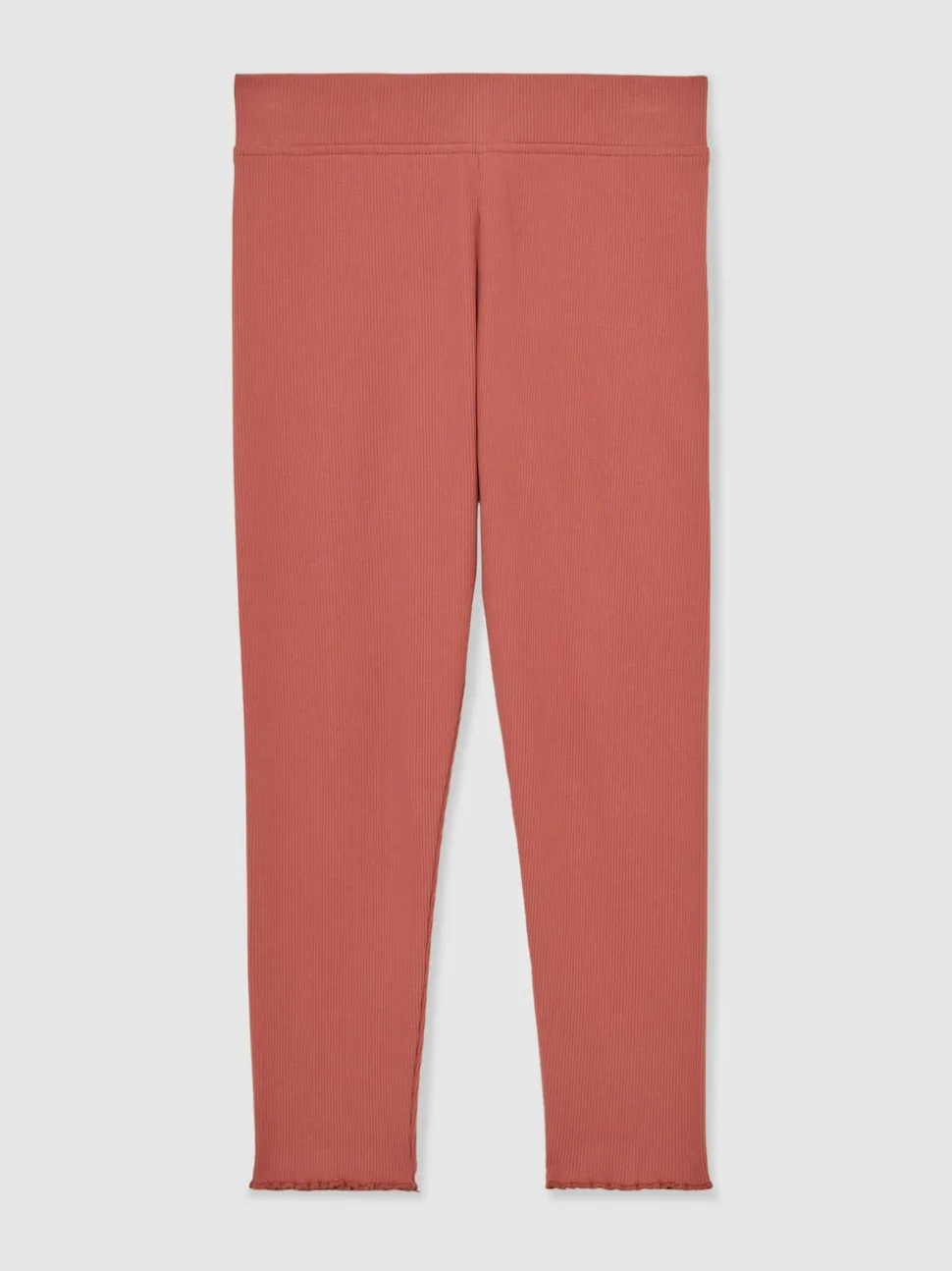 Reiss Rose Brittany 3-9 yrs Stretch-Cotton Lettuce-Trim Leggings