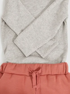 Reiss Rose Piper Jersey Trousers and Bodysuit Set