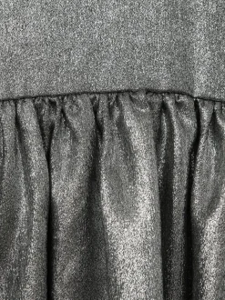 Reiss Silver Joy 9-13 yrs Metallic Fit and Flare Dress