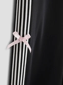 River Island Black Bow Tracksuit Set