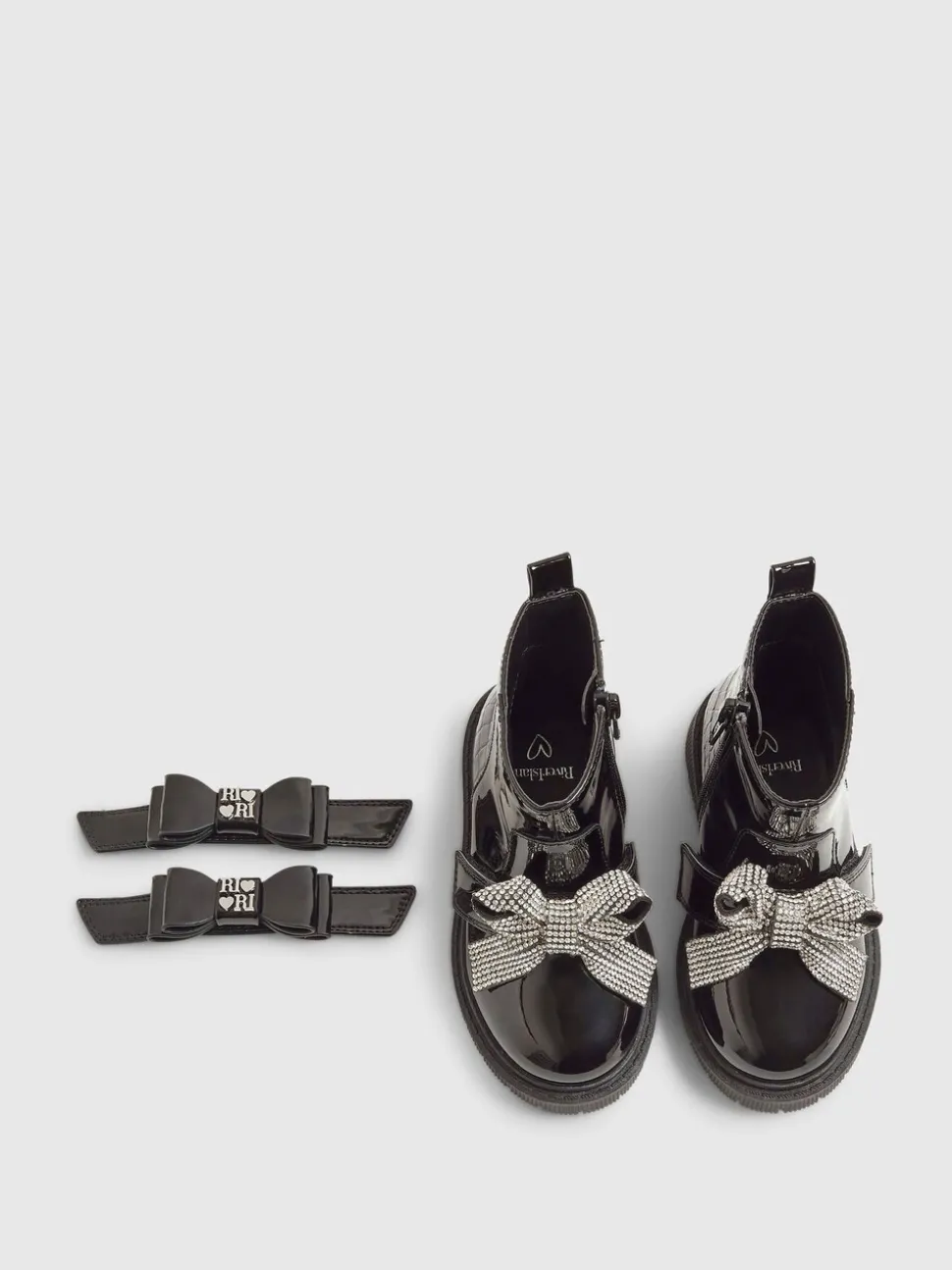 River Island Black Changeable Strap Chelsea Boots