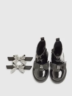 River Island Black Changeable Strap Chelsea Boots
