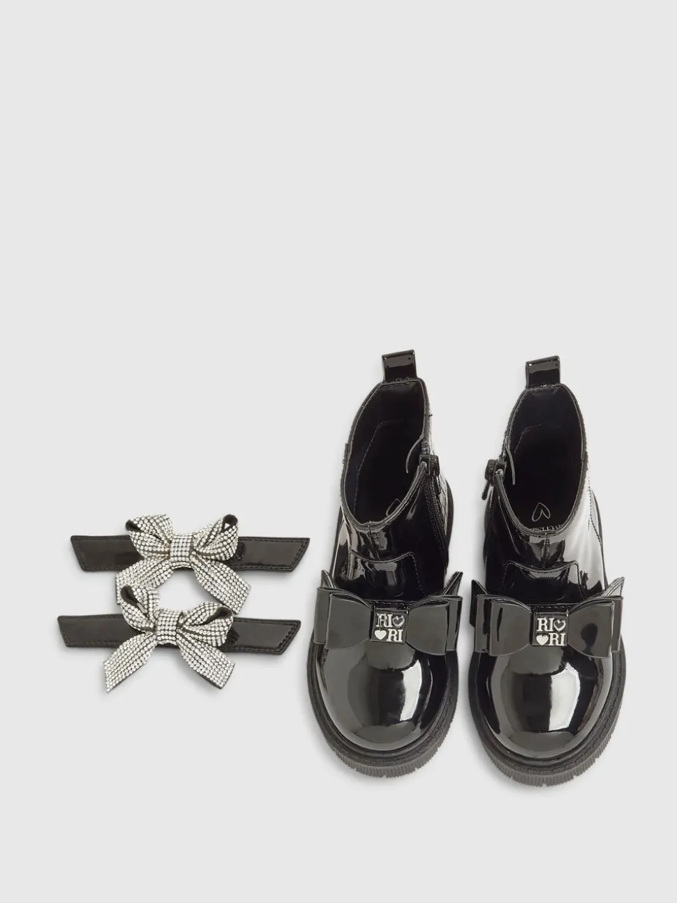 River Island Black Changeable Strap Chelsea Boots