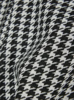 River Island Black Check Jacquard Leggings
