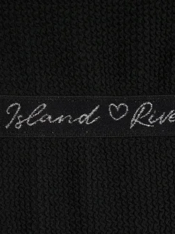 River Island Black Elastic Textured Swimsuit